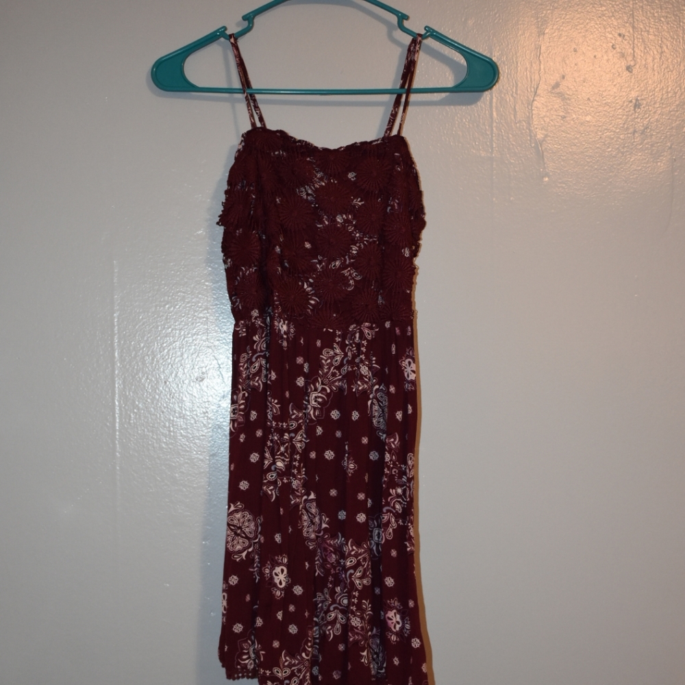 Maroon Dress